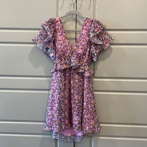 Floral print dress